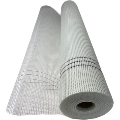 Treillis fibre de verre 1x55m, 165g/m², mailles 4x4mm